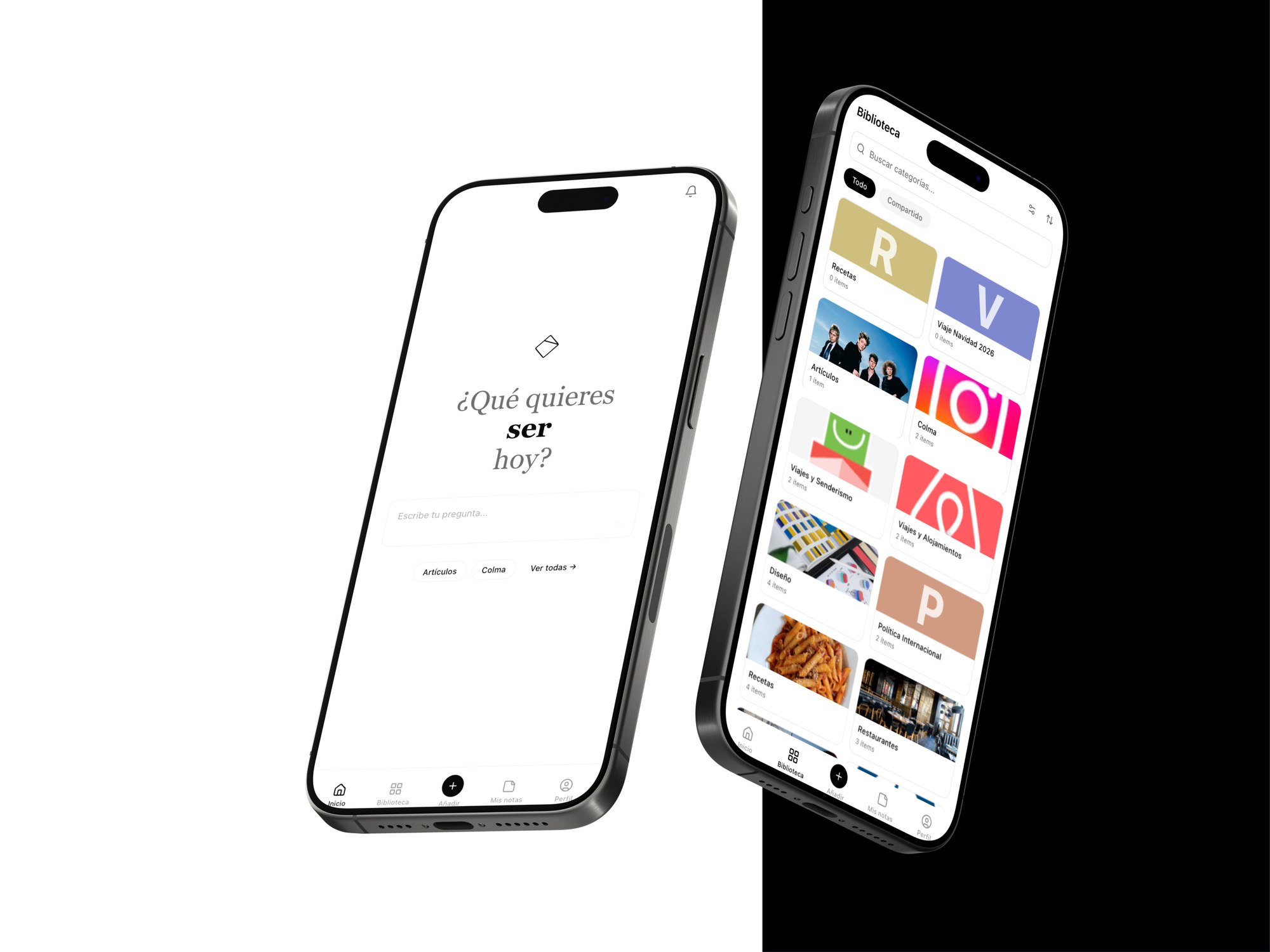 Colma — app mobile-first para catalogar enlaces y publicaciones